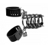 Strict Gates of Hell Chastity Device in Black Silver