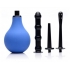 Cleanstream Premium One-way Valve Anal Douche Set - Blue