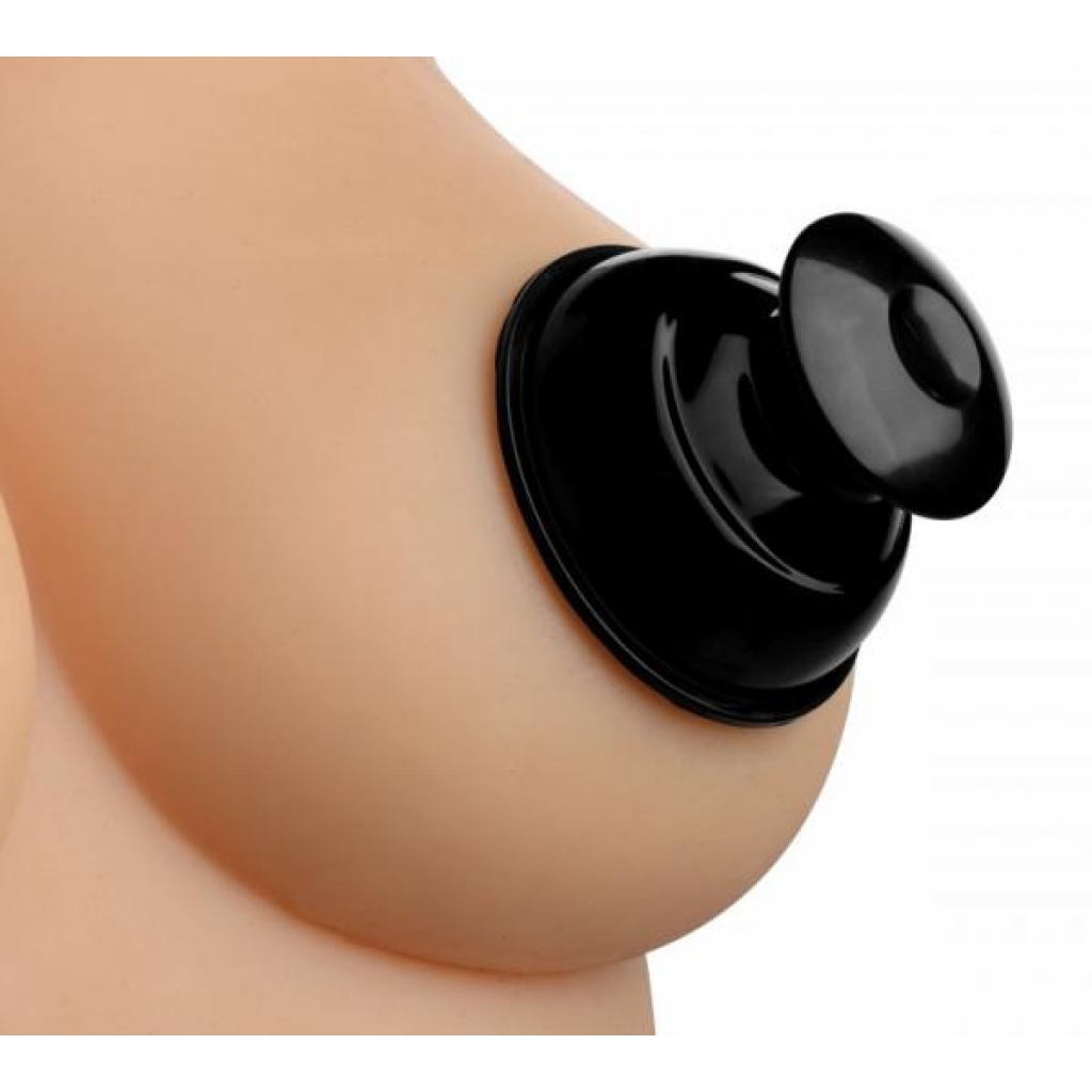 Plungers Extreme Suction Silicone Nipple Suckers - Black