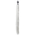 Extra Long Mink Tail Metal Anal Plug - White