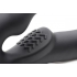 Rechargeable Vibrating Strapless Strap-On - Black