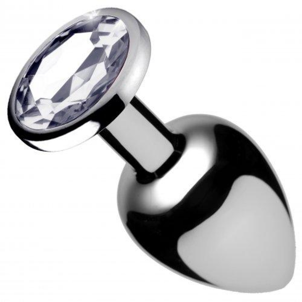 Booty Sparks Clear Gem Large Anal Plug: Exquisite Pleasure for Adventurous Souls