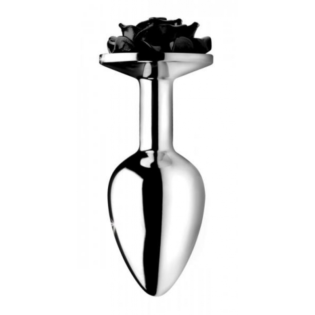 Booty Sparks Black Rose Butt Plug - Medium