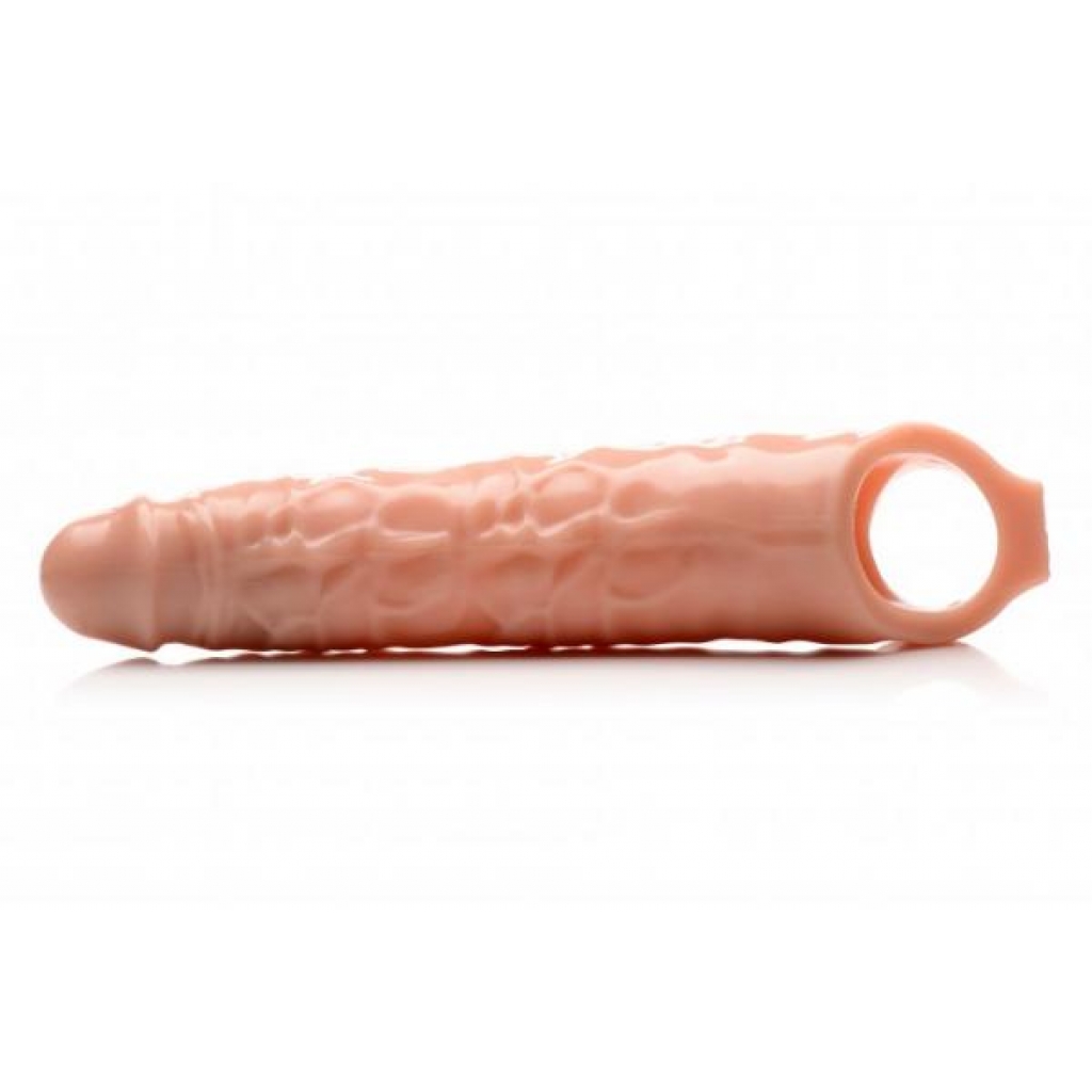 Size Matters 3in Penis Flesh Extender Sleeve - Beige