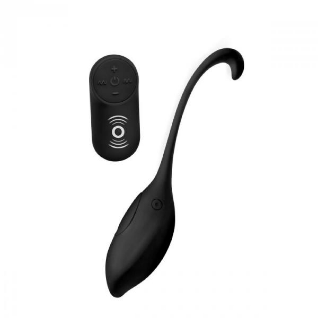 Under Control Remote Vibrating Egg - Black, 10 Functions