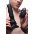 Thunderplugs Swelling & Thrusting Silicone Plug with Remote Control - Black