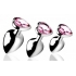 Booty Sparks Pink Heart Gem Anal Plug Set