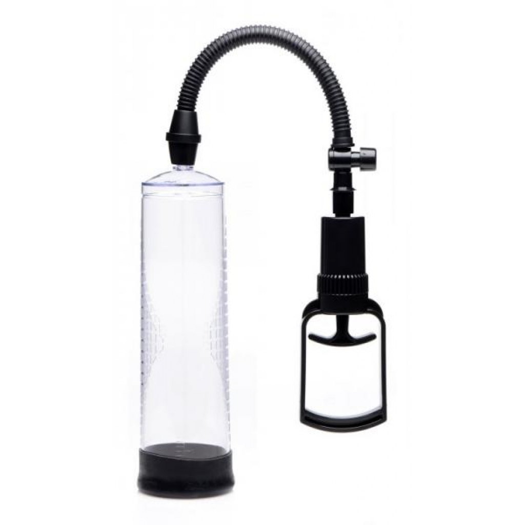 Size Matters Pull Handle Penis Pump - Clear, Enhanced Erection Device