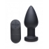 Booty Sparks Silicone LED Plug - Large Vibrating Black