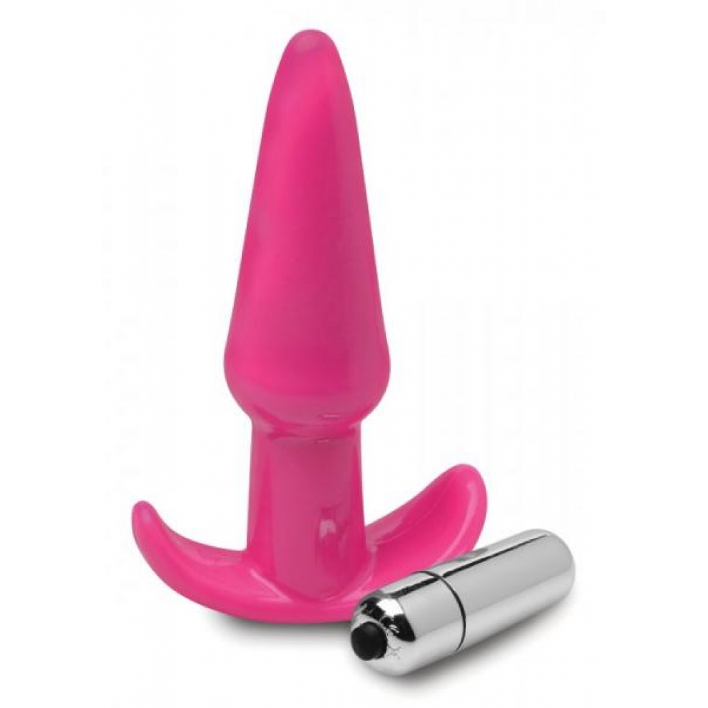 Frisky Thrilling Pink Smooth Vibrating Anal Plug