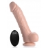 Loadz 8.5in Vibrating Dildo Squirting Light Nude