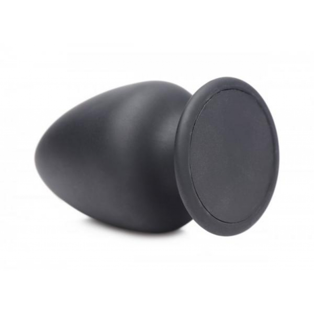 Squeeze-It Silexpan Anal Plug - Small Black