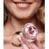 Booty Sparks Large Pink Gem Glass Anal Plug