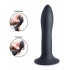 Squeeze-It Slender Dildo - Black Silexpan Silicone