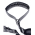 Strict Padded Thigh Sling with Wrist Cuffs for Comfortable Bondage Play