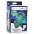 Booty Sparks Glow-in-the-Dark Glass Anal Plug - Medium Clear