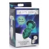 Booty Sparks Glow-in-the-dark Glass Anal Plug - Small Clear