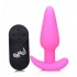 Bang! 21X Vibrating Silicone Butt Plug with Remote - Versatile Pleasure