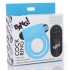 Bang! Silicone Cock Ring & Bullet W/ Remote Blue