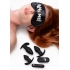 Bang! Backdoor Adventure - 3pc Butt Plug, Bullet & Blindfold Kit - Black