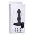 Thunder Plugs: Vibrating & Thrusting Anal Plug in Striking Black