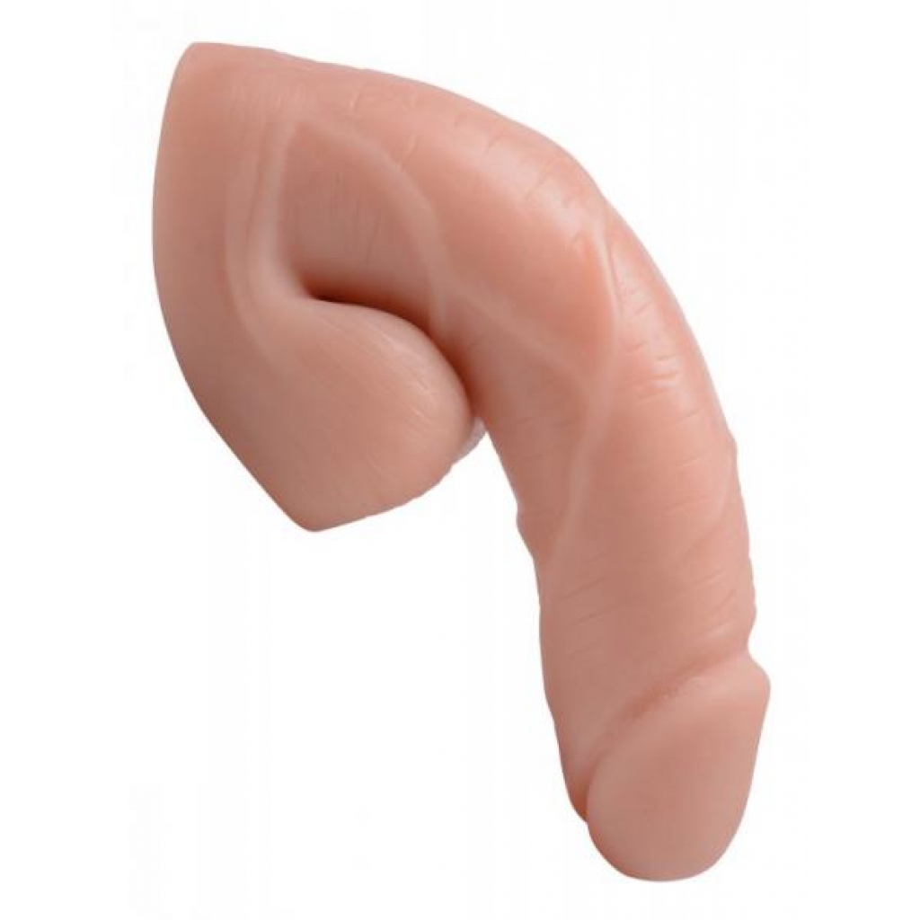 Strap U Large Bulge Soft Packer Dildo - Light Nude - Discreet Comfort