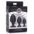 Master Series Triple Juicers Anal Trainer Set - Black