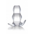 Clear View Hollow Anal Plug - Large