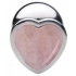 Rose Quartz Large Heart Anal Plug: Booty Sparks Gemstones