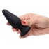 Booty Sparks Silicone Light-Up Anal Plug - Medium Black