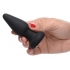 Booty Sparks Silicone Light-Up Anal Plug - Small Black