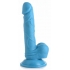 Pop 6.5in Dildo with Balls - Blue Teal