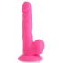 Pop 6.5 Inch Dildo with Balls - Vibrant Pink