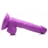 Pop 6.5in Dildo with Balls - Purple