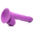 Pop 6.5in Dildo with Balls - Purple