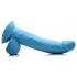 Pop 7.5in Dildo with Balls - Blue Teal