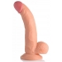 Pop 7.5-Inch Dildo with Balls - Light Nude