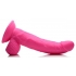 Pop 7.5in Vibrating Dildo with Balls - Pink