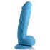 Pop 8.25-Inch Dildo with Balls in Blue