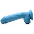 Pop 8.25-Inch Dildo with Balls in Blue