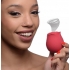 Inmi Bloomgasm Wild Rose Suction Clit Stimulator - Red