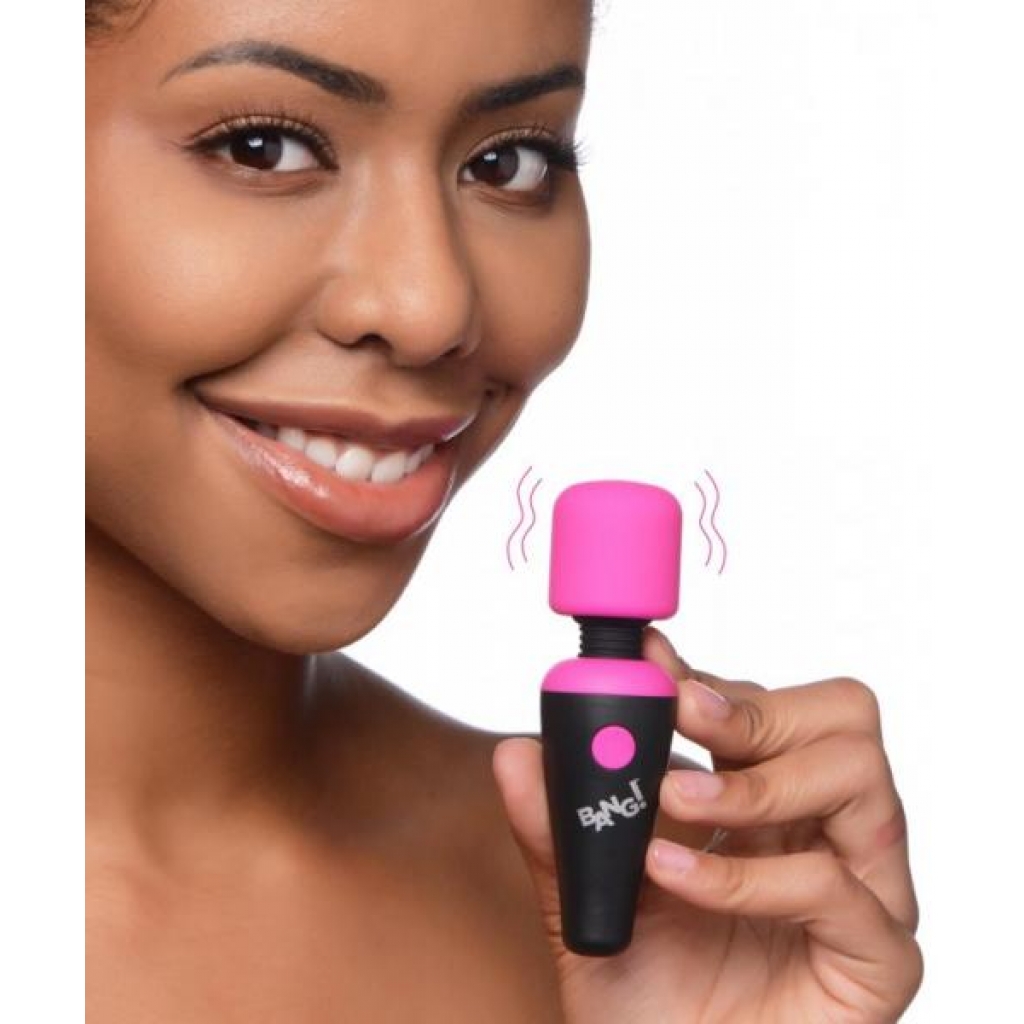 Bang! 10x Vibrating Mini Wand - Pink