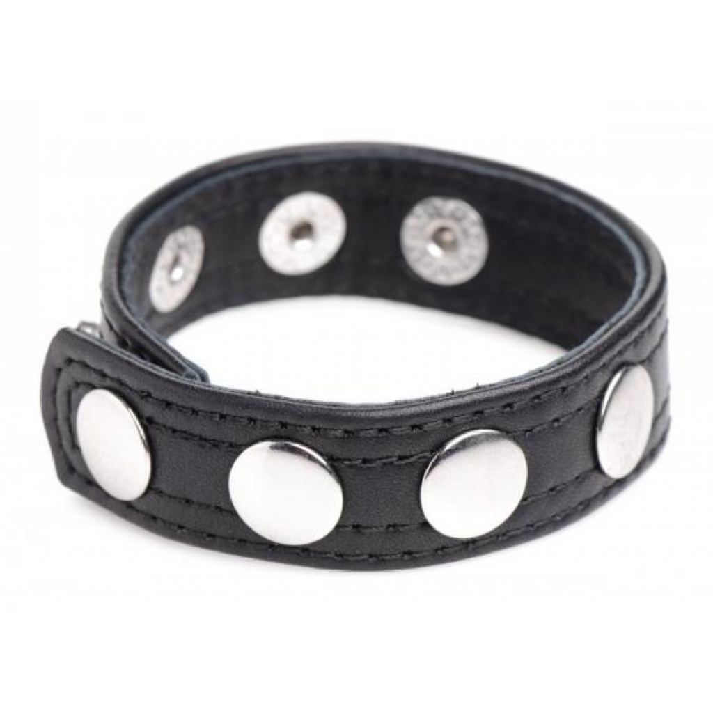 Strict Leather Cock Speed Snap Cock Ring - Black