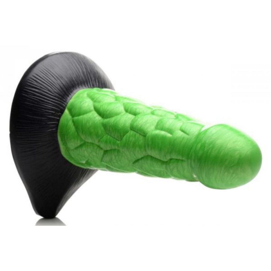 Creature Cocks Radioactive Reptile Thick Scaly Dildo Green