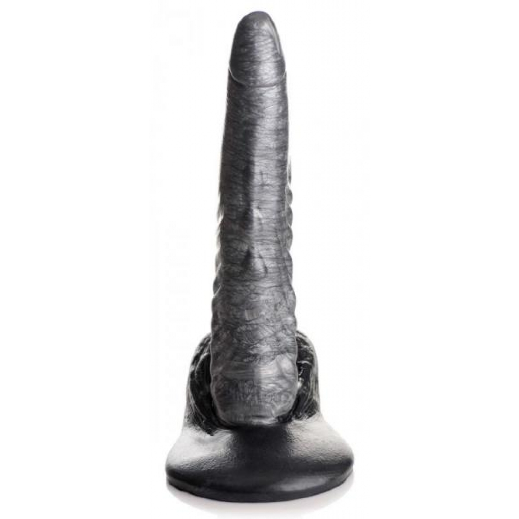 Creature Cocks The Gargoyle Rock Hard Dildo - Silver