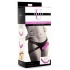 Strap U Double Charmer Double Dildo with Harness - Purple