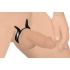 Trinity Men Cock Viper Dual Stim Cock Ring - Black