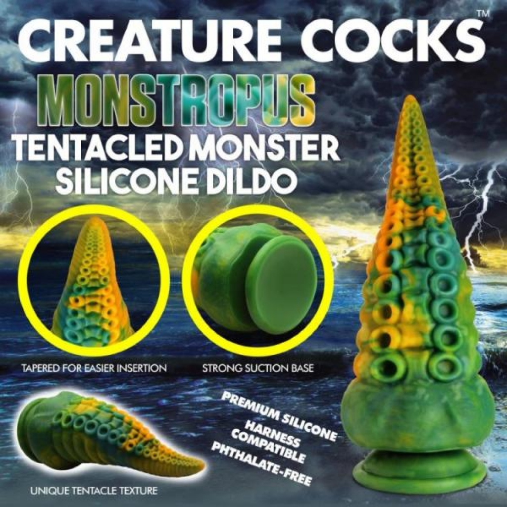 Creature Cocks Monstropus Tentacled Monster Dildo - Yellow