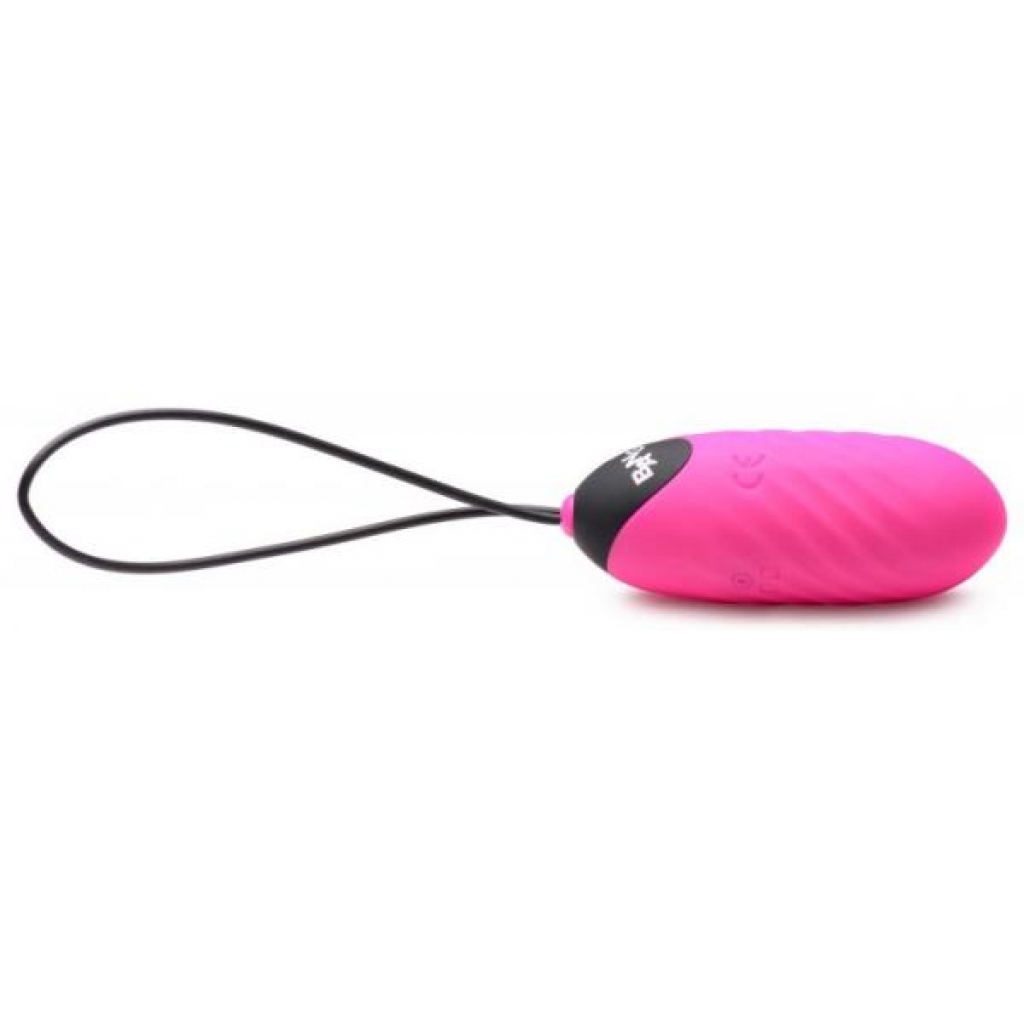 Bang! Swirl Silicone Egg Vibrator - Pink