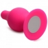 Squeeze-it Tapered Anal Plug - Pink Small